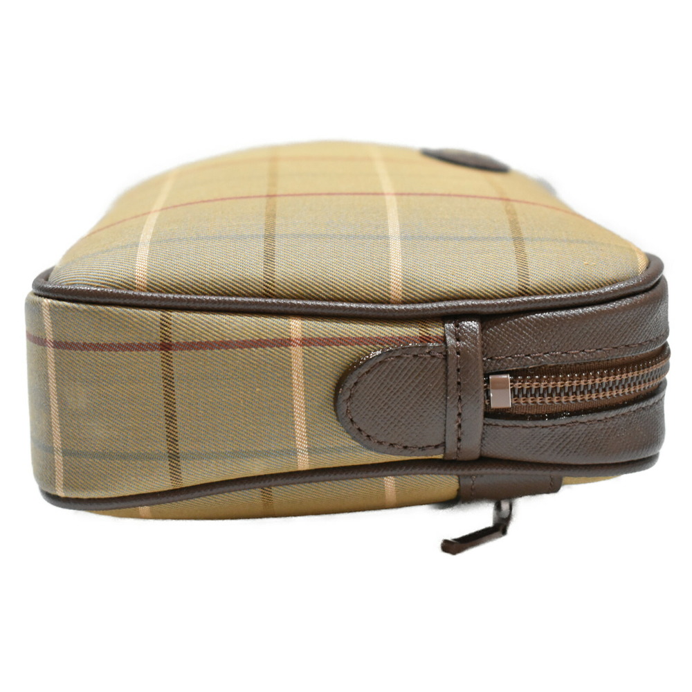 BURBERRY Shoulder Bag Blue Beige Tan Check - Picture 4 of 7